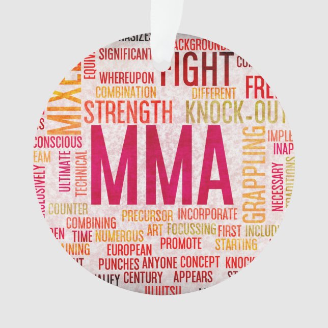 Adorno Artes marciales mezclados o Muttahida (Anverso)