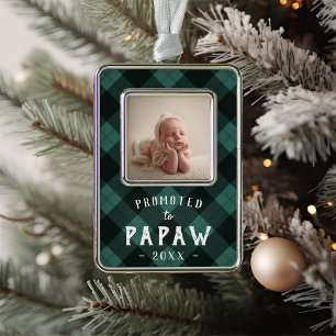 Adorno Ascendido a Papaw Baby Photo Grandpa