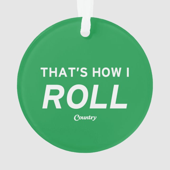 Adorno Así es como hago el rollo (Reverso)