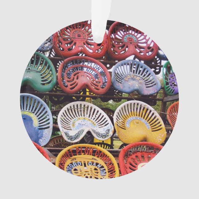 Adorno Asientos del tractor en la demostración del (Anverso)