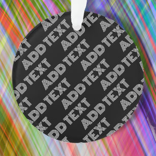 Adorno Audaz Retro-moderno Nombre o patrón de palabra