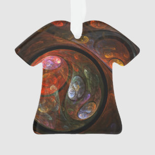Adorno Ausencia de fluidos Resumen de arte Camisa acrílic
