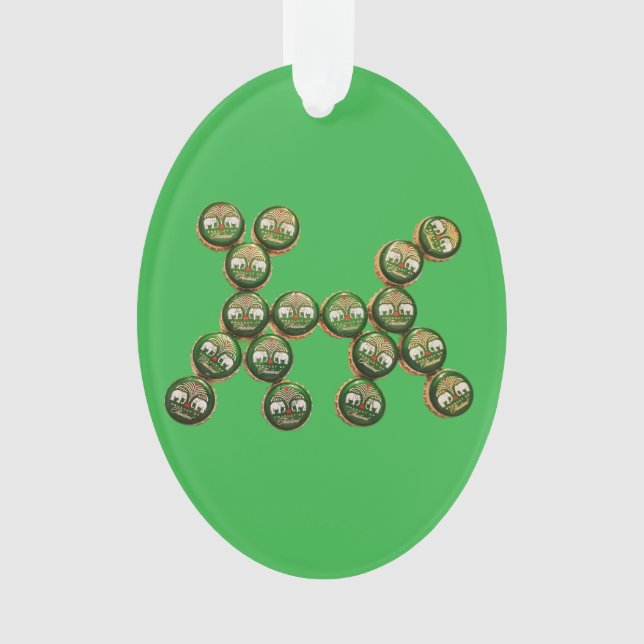 Adorno ​🐶 Authentic Chang Beer Cap Dog (Anverso)