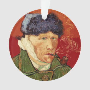 Adorno Autorretrato de Van Gogh con el oído y el tubo