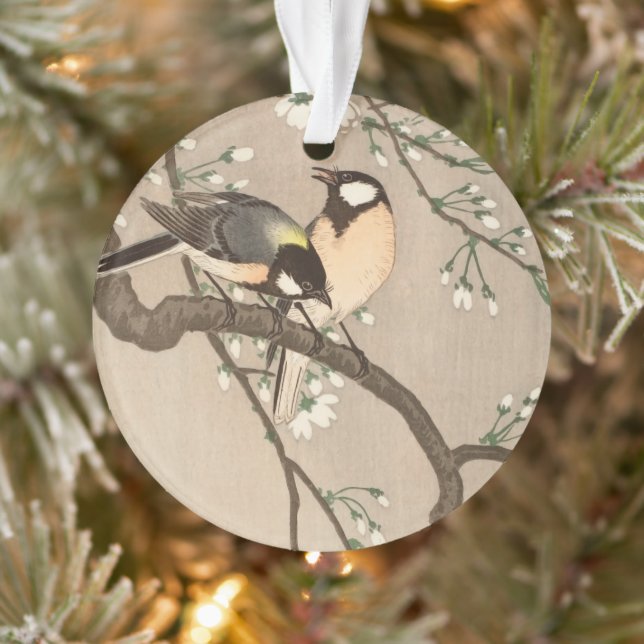 Adorno Ave del pájaro Koson de Asia (Árbol)