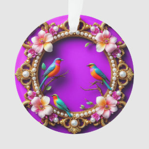 Adorno Aves Vibrantes Posadas
