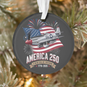 Adorno Avión del 250º Aniversario de América