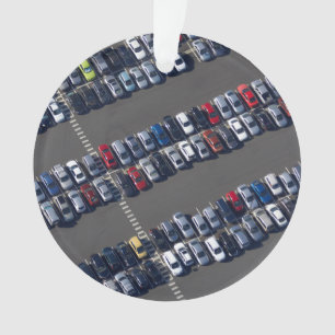 Adorno Avión sobre el estacionamiento