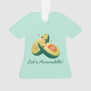 Adorno Avocuddle Humor gracioso aguacates