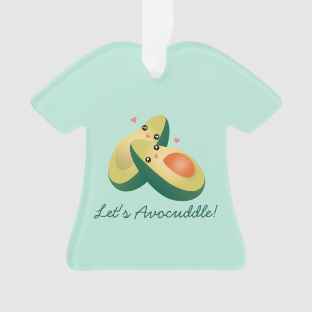 Adorno Avocuddle Humor gracioso aguacates (Anverso)