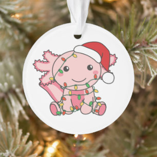 Adorno Axolotl Navidades Animales de invierno Axolotls