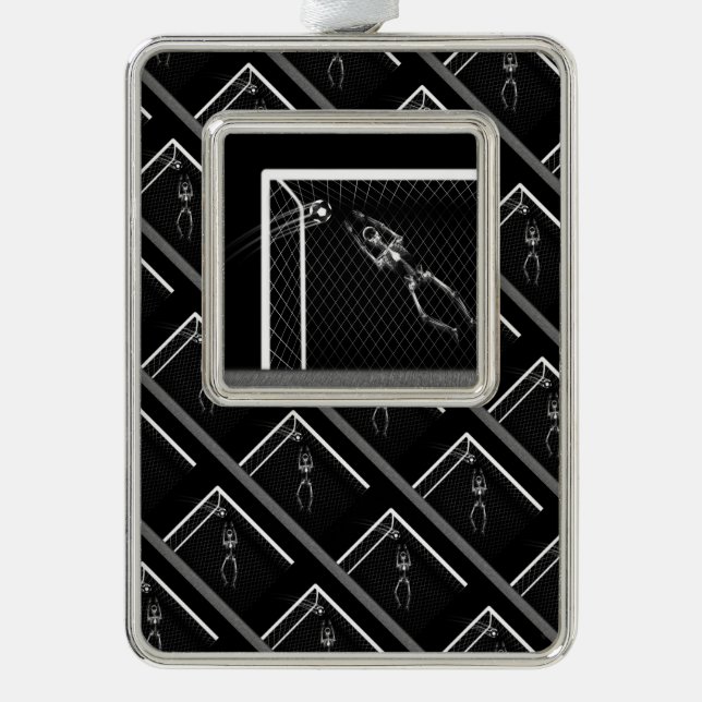 Adorno B&W X-Ray Skeleton Soccer Goalie (Anverso)