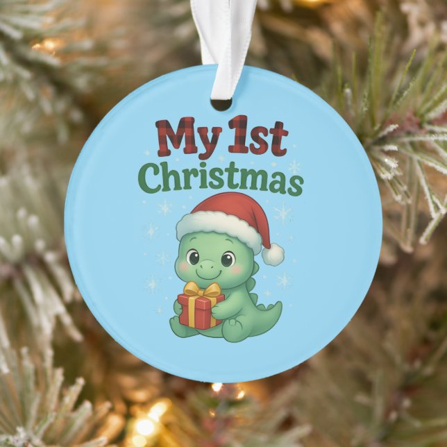 Adorno Baby Boy My 1st Christmas Dino (Árbol)