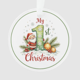 Adorno Baby’s First Christmas Ornament – Snowman Keepsake