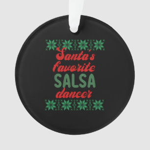 Adorno Bailarín de salsa Navidades feos Navidades regalo