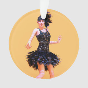 Adorno Baile Flapper Vintage