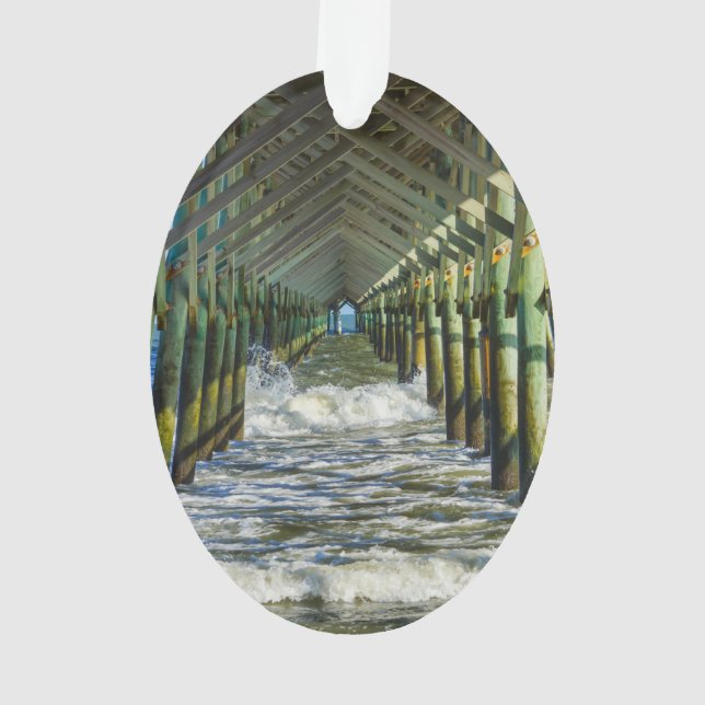 Adorno Bajo el muelle de Folly Beach (Reverso)