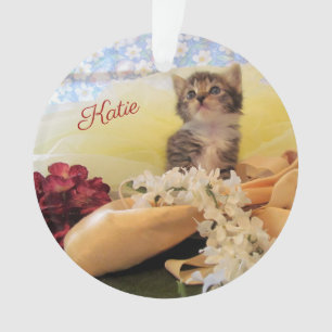 Adorno Ballerina Kitten Kate personalizada - Acrílico