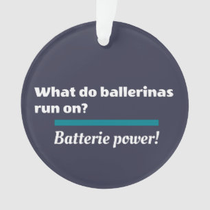 Adorno Ballet Ballet Ballet Chiste Batería