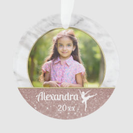 Adorno Ballet Chicas Elegantes danza Purpurina Rosa