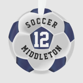 Adorno Balneario deportivo azul oscuro y blanco