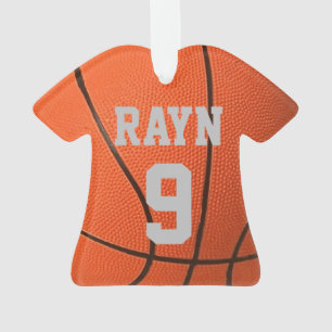 Adorno Baloncesto realista y genial con nombre y número p