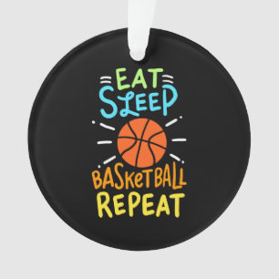Adorno Baloncesto - Repetición de Eat Sleep Basketball