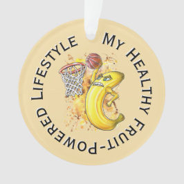 Adorno Banana Energy Slam Dunk Circular Fruitaria Texto �
