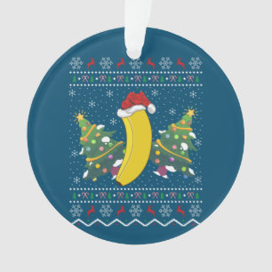 Adorno Banana Lover Xmas regalo Navidades bananeros feos