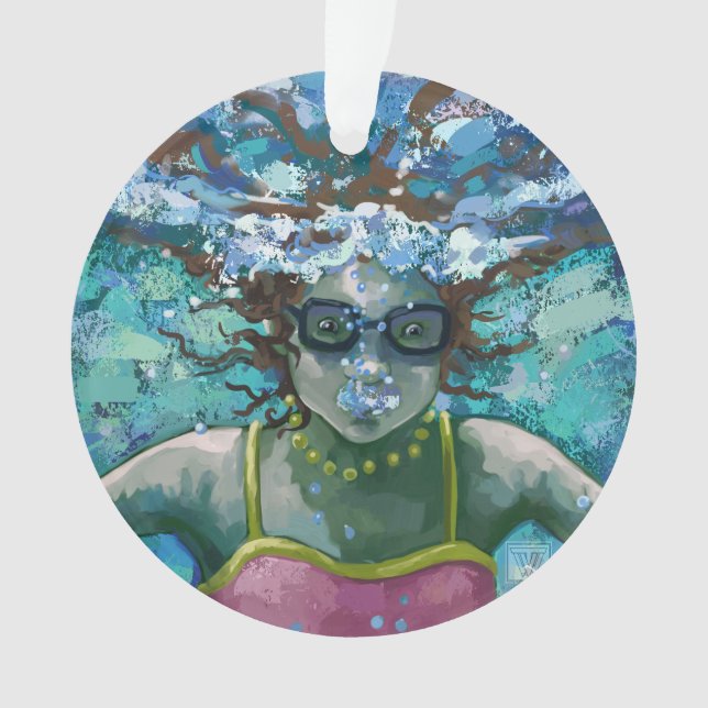 Adorno Bañarse bajo el agua (Anverso)