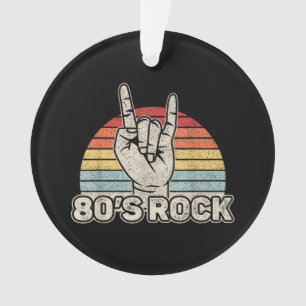 Adorno Banda de Rock Retro Vintage de los 80