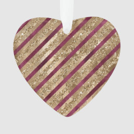 Adorno Bandas Purpurinas de oro de Borgoña