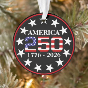 Adorno Bandera Americana Aniversario 250 EEUU 1776-2026