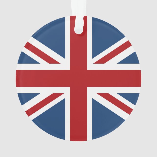 Adorno bandera clásica de Union Jack Reino Unido (Reverso)