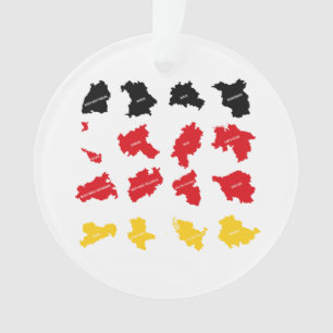 Adorno Bandera de los Estados alemanes