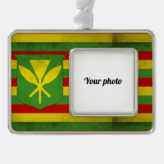 Adorno Bandera de los nativos hawaianos (Anverso)