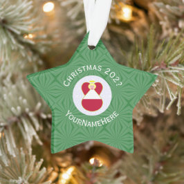 Adorno Bandera de los Navidades de ángel austríacos perso