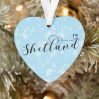 Bandera de los Shetland del Corazón, Islas Shetlan