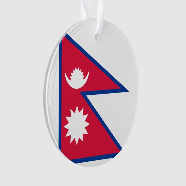 Adorno Bandera de Nepal (Anverso)
