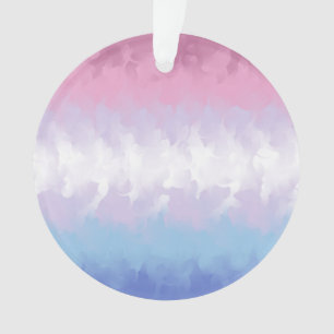 Adorno Bandera de orgullo Bigender abstracta pastel espon