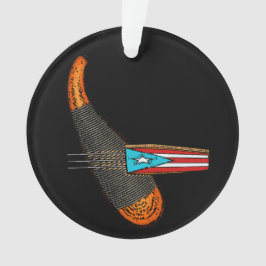 Adorno Bandera de Puerto Rico Guiro