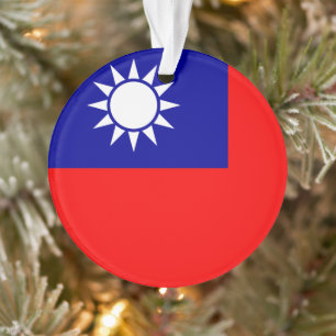 Adorno Bandera de Taiwán: República de China, Taipei chin