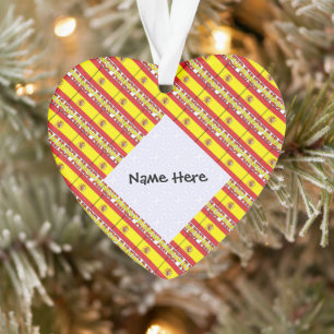 Adorno Bandera española en mosaico con nombre personaliza