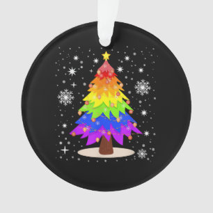 Adorno Bandera LGBT Árbol de Navidad Feliz Navidad Gay LG