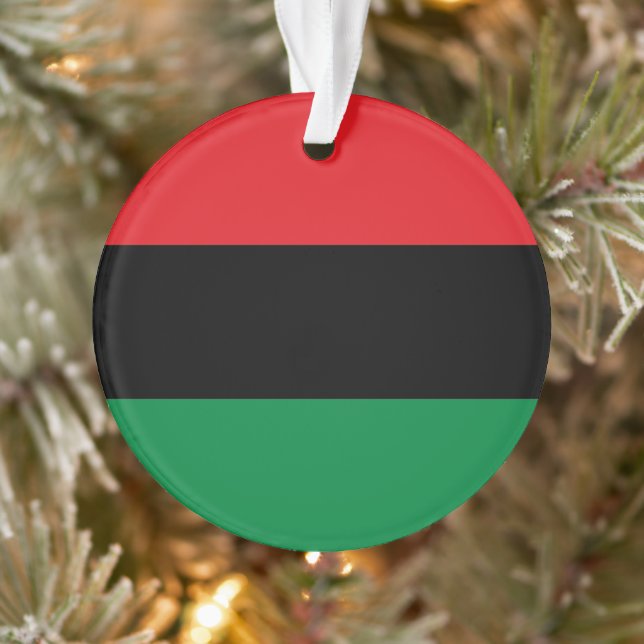 Adorno Bandera panafricana de la UNIA Kwanzaa (Árbol)