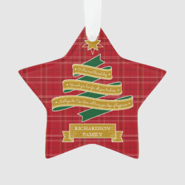 Adorno Bandera roja del personalizado de la estrella de