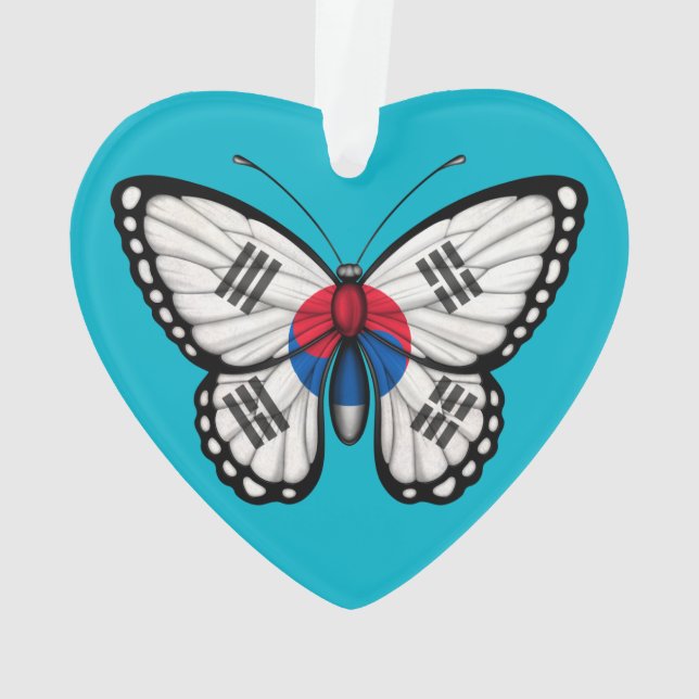 Adorno Bandera surcoreana de la mariposa (Reverso)