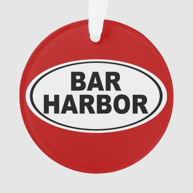 Adorno Bar Harbour Maine (Anverso)
