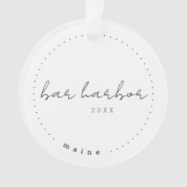 Adorno Bar Harbour Maine ME Travel Estados Unidos Simple