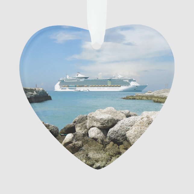 Adorno Barco de cruceros en CocoCay (Anverso)